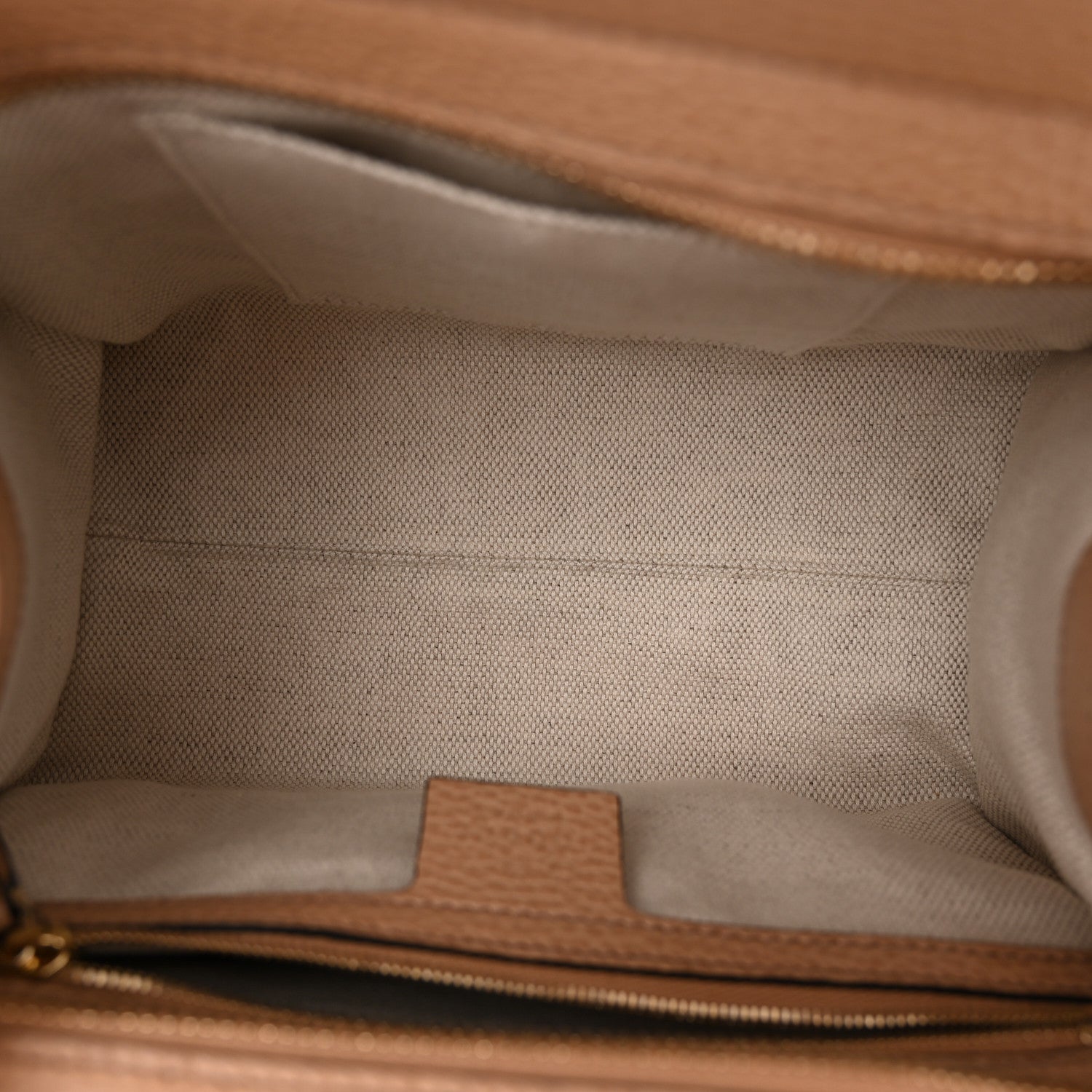 Gucci Dollar Calfskin Medium Soho Top Handle Satchel Camelia 5 of 10