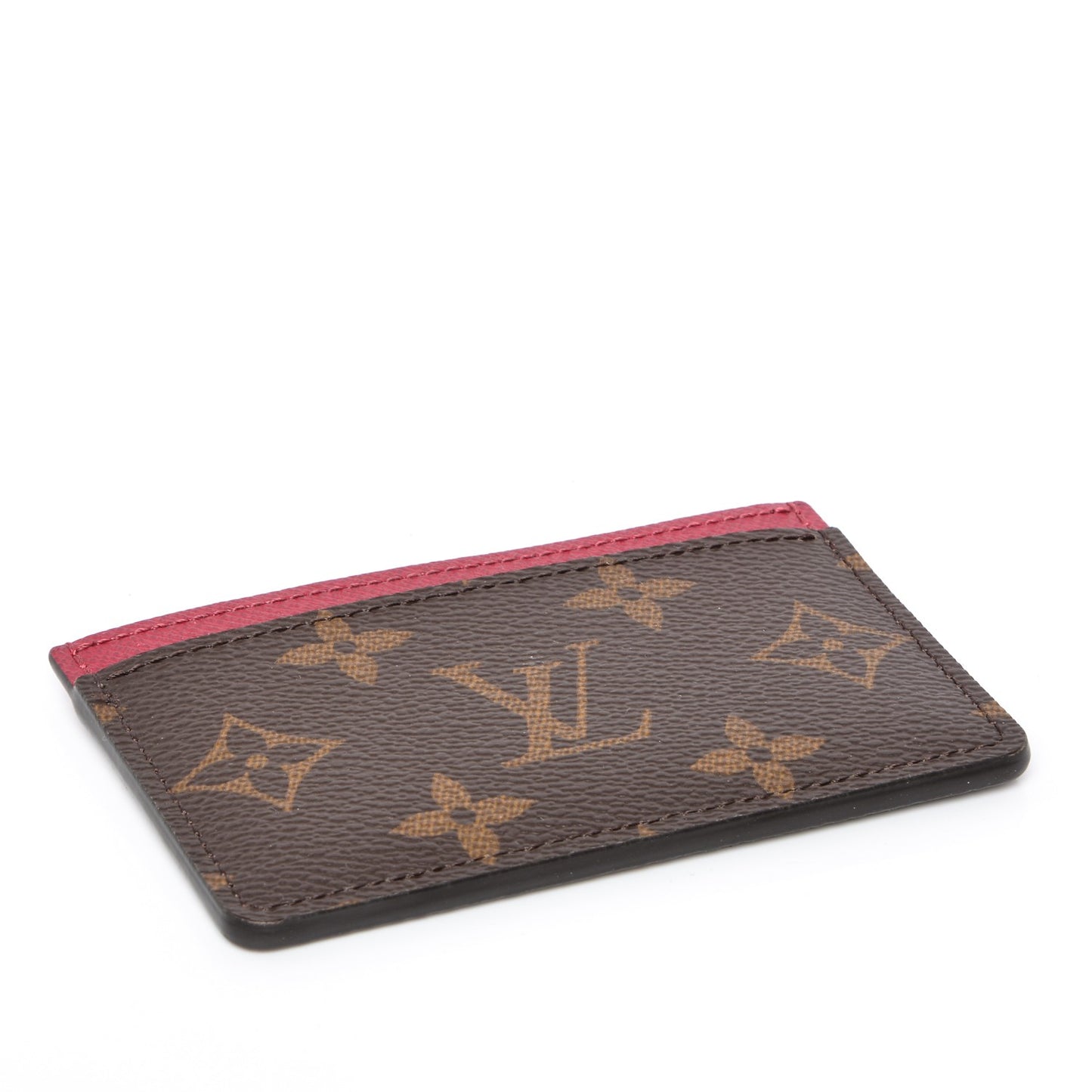 Monogram Card Holder Fuchsia