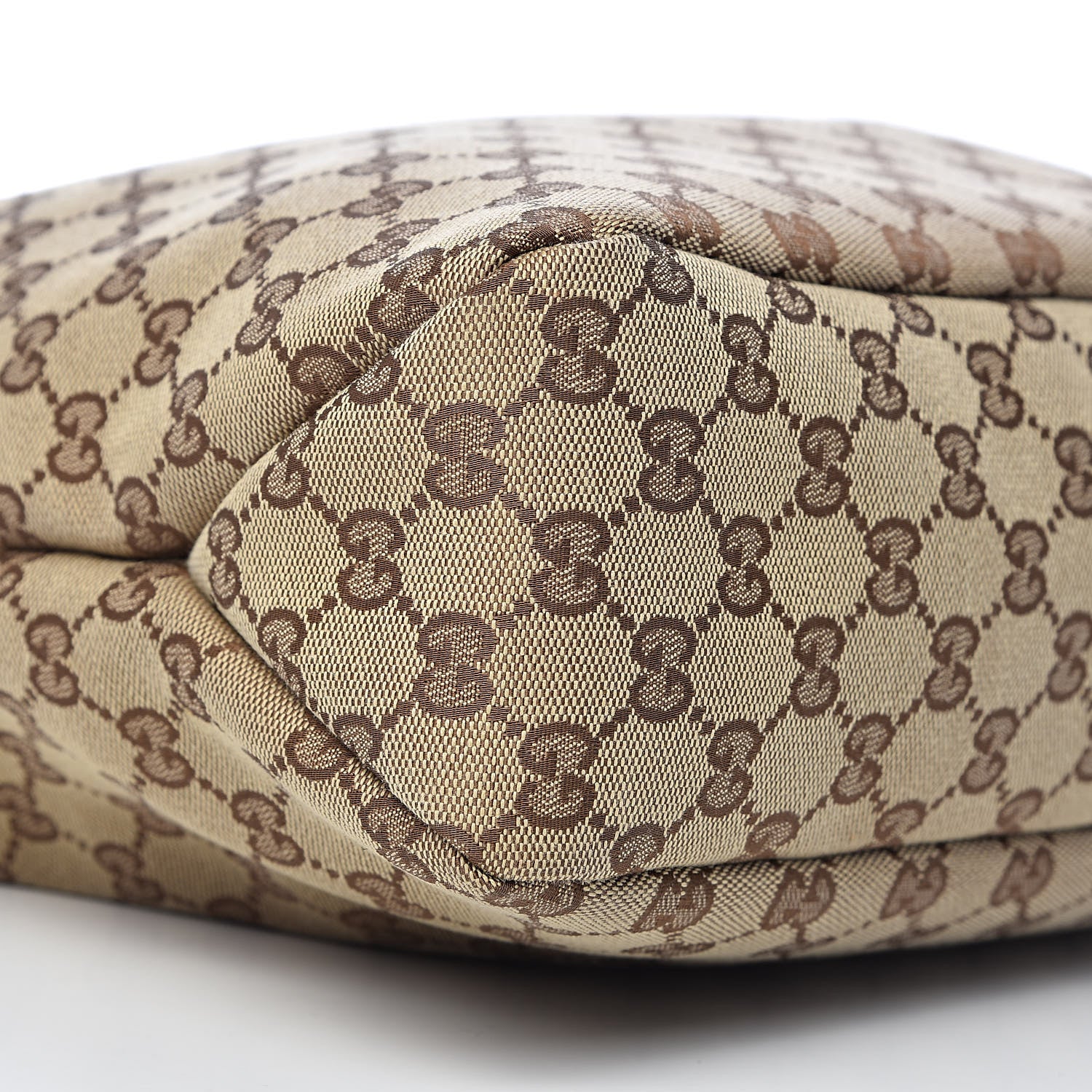 Gucci Monogram Medium Horsebit Chain Hobo Dark Brown 10 of 12