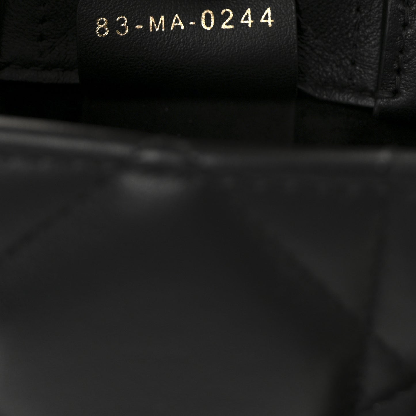 Calfskin Macrocannage Mini Book Tote Black