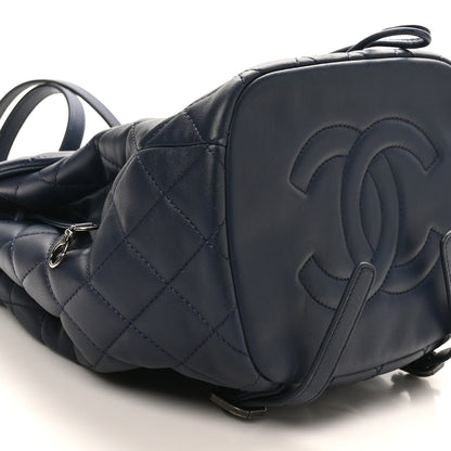 Chanel Lambskin Quilted Daily Supple Backpack Blue 9 of 10