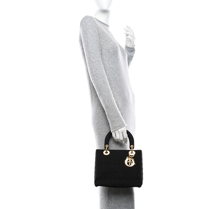 Christian Dior Nylon Cannage Medium Lady Dior Dark Brown 2 of 9