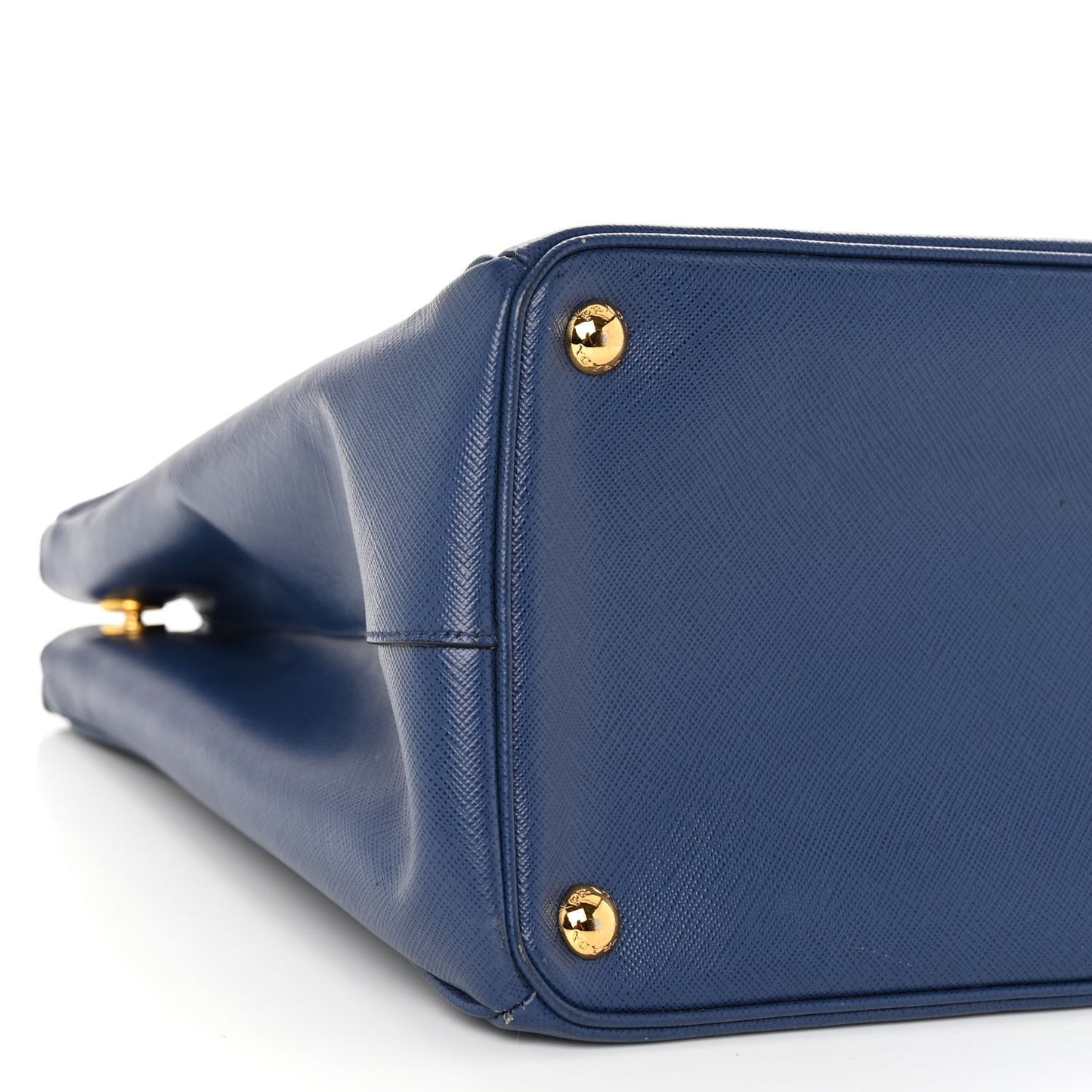 Saffiano Large Galleria Double Zip Tote Bluette