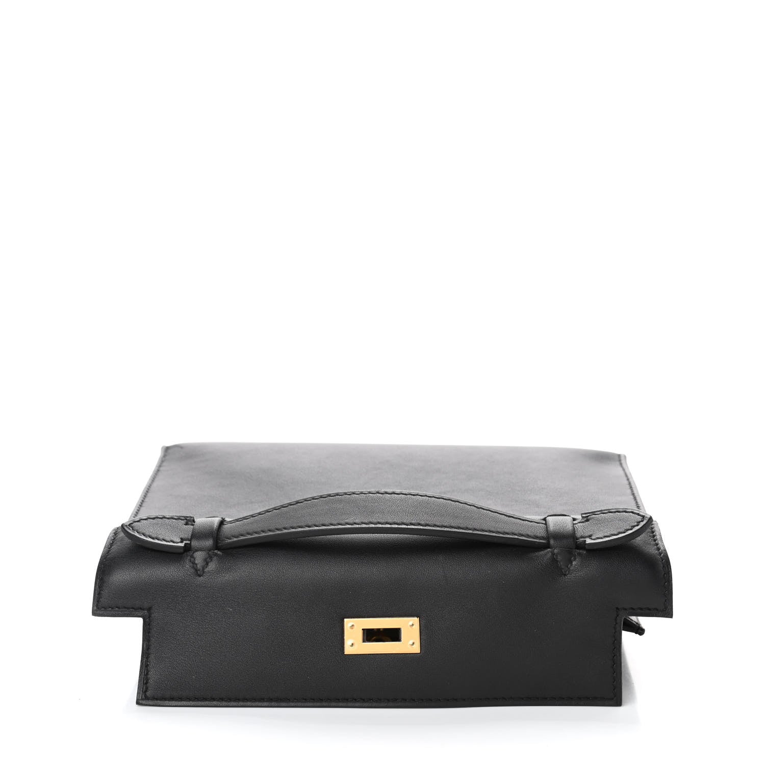 Hermes Swift Kelly Pochette Clutch Black 15 of 25