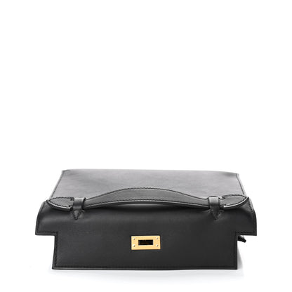 Hermes Swift Kelly Pochette Clutch Black 15 of 25