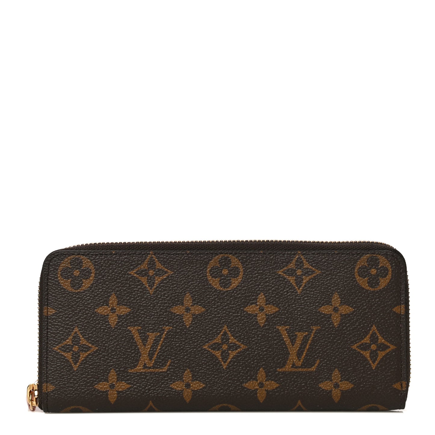 Monogram Clemence Wallet Rose Ballerine