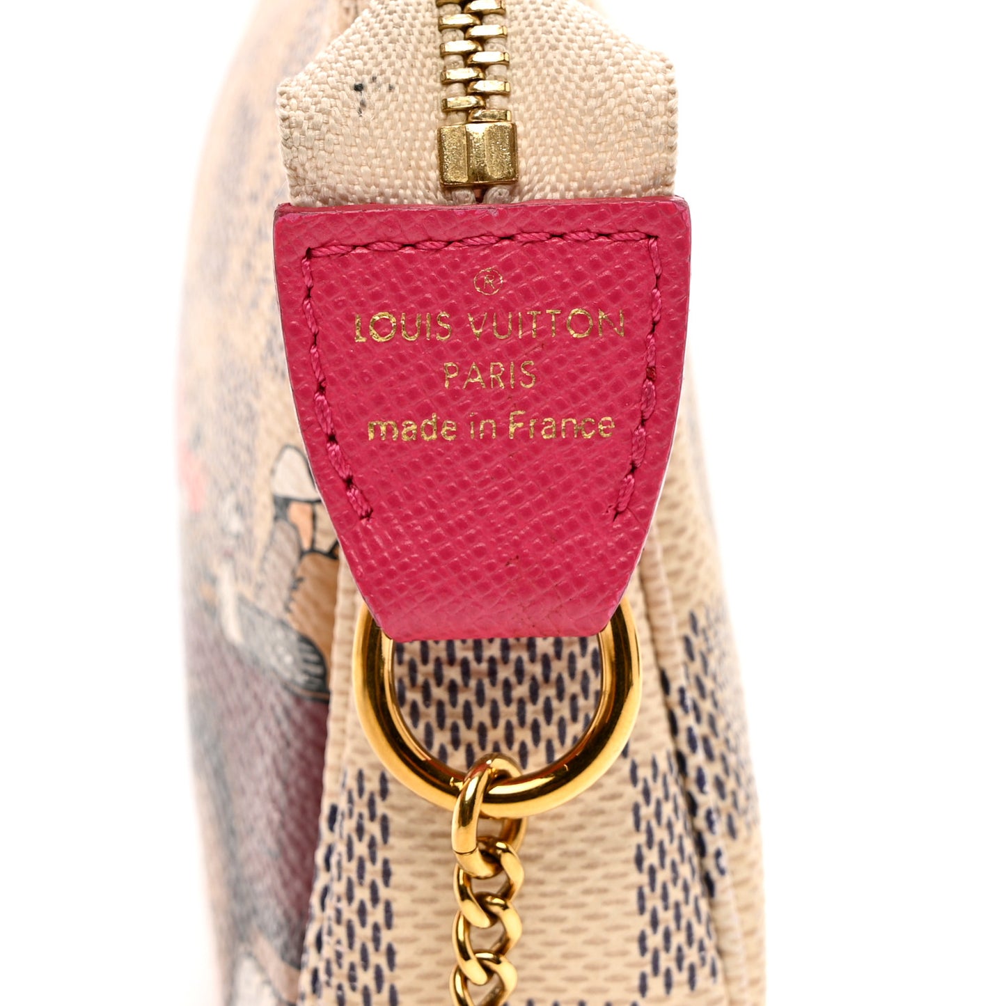 Damier Azur 2015 Christmas Animation Mini Pochette Accessories