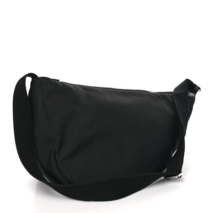 The Row Nylon Small Slouchy Banana Bag Black 3 of 8