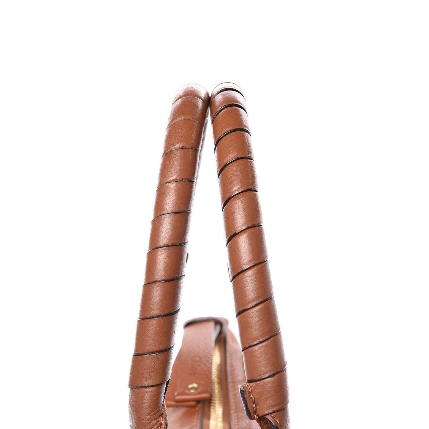 Calfskin Medium Marcie Satchel Tan
