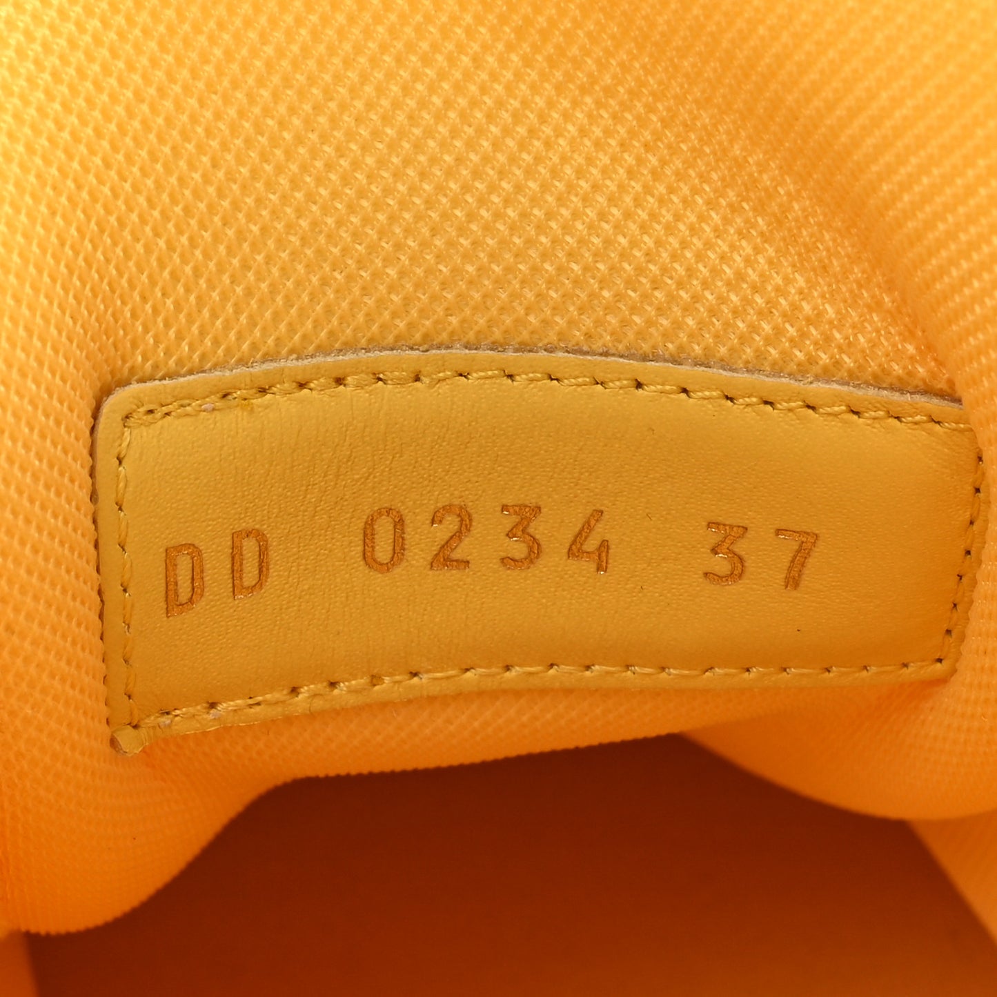 Nubuck Grained Calfskin Womens LV Trainer Sneakers 37 Yellow