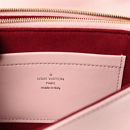 Louis Vuitton Lambskin Embossed Monogram Pochette Coussin Rose 6 of 10