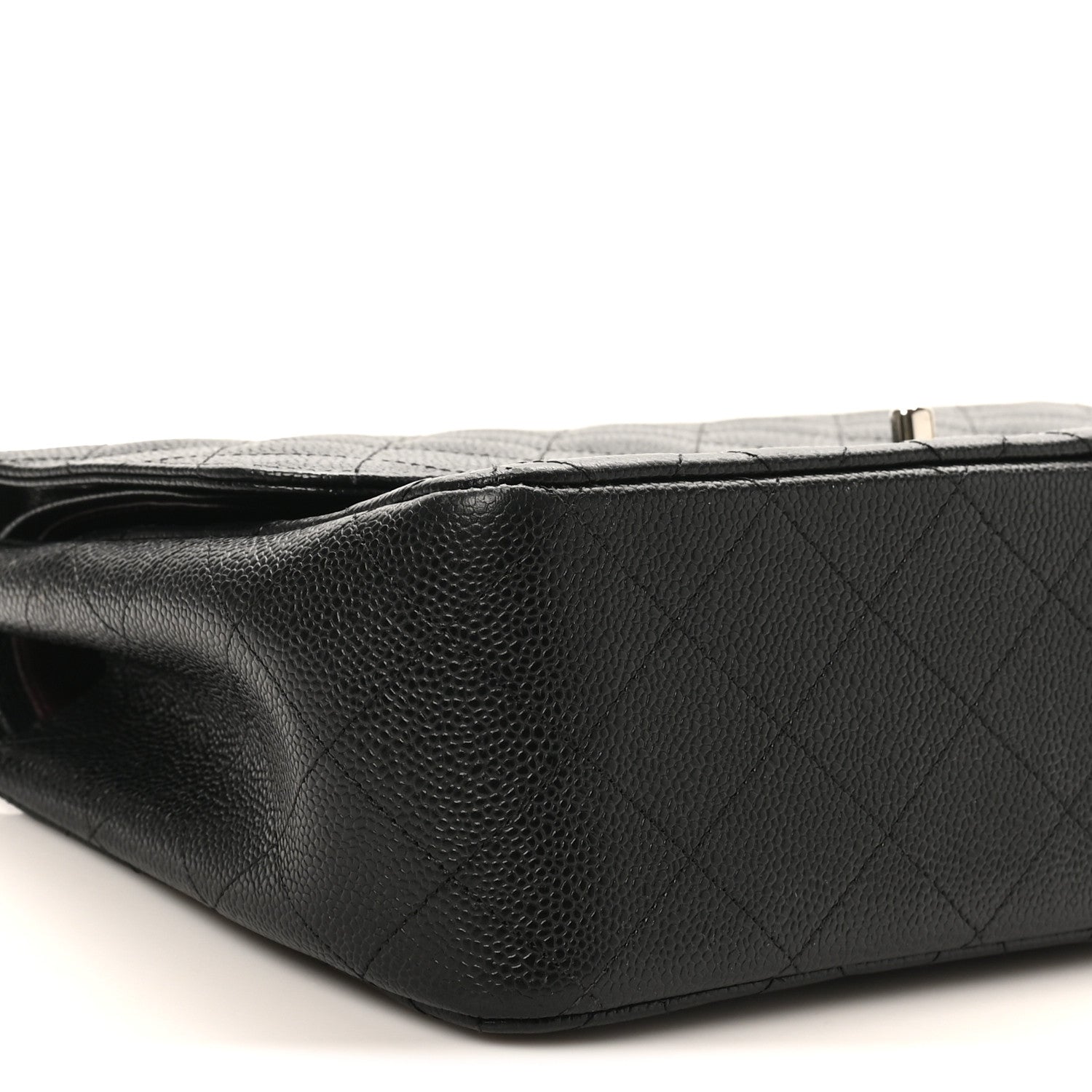 Chanel Caviar Quilted Jumbo Double Flap Black 9 of 10