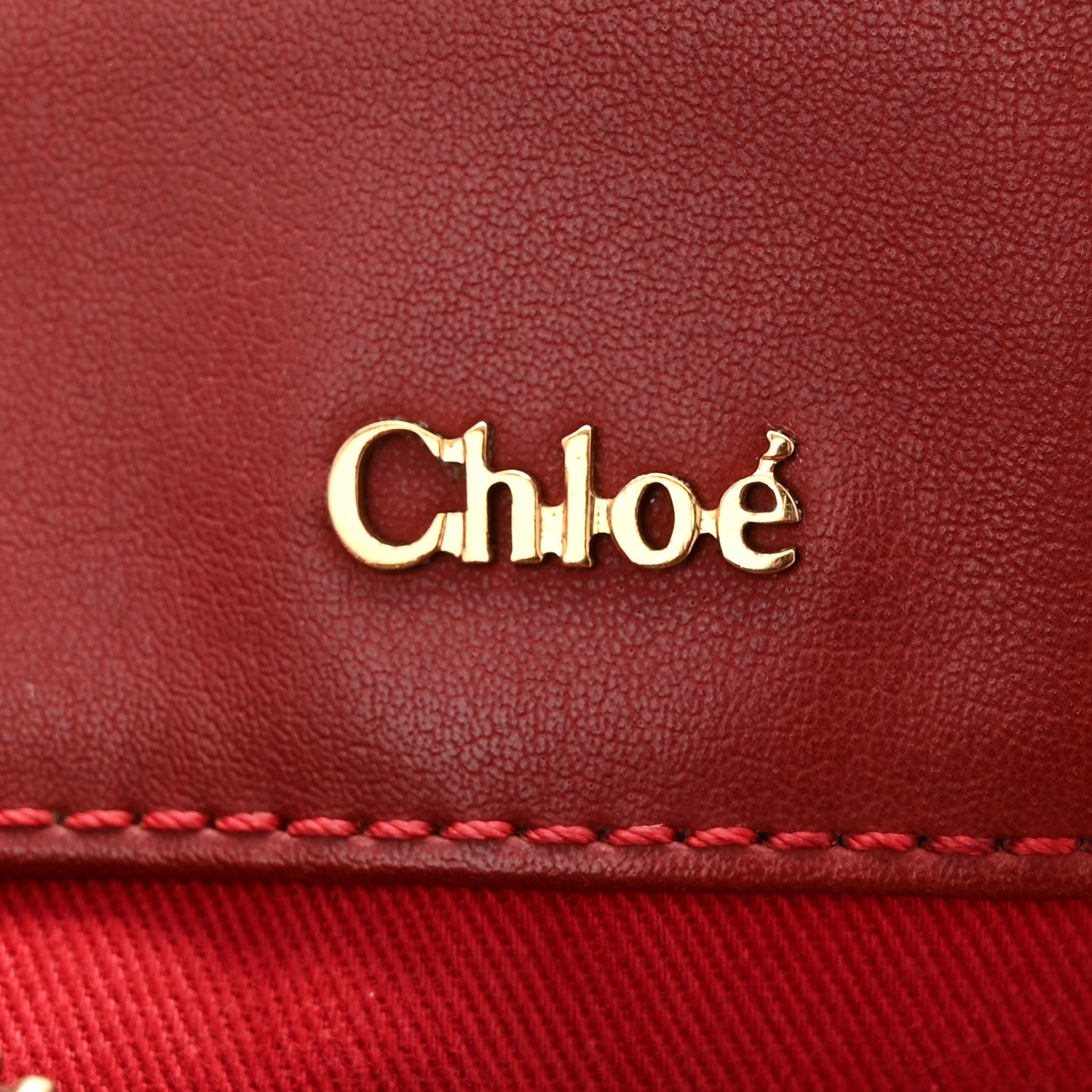 Chloe Calfskin Eden Crossbody Cherry 6 of 9