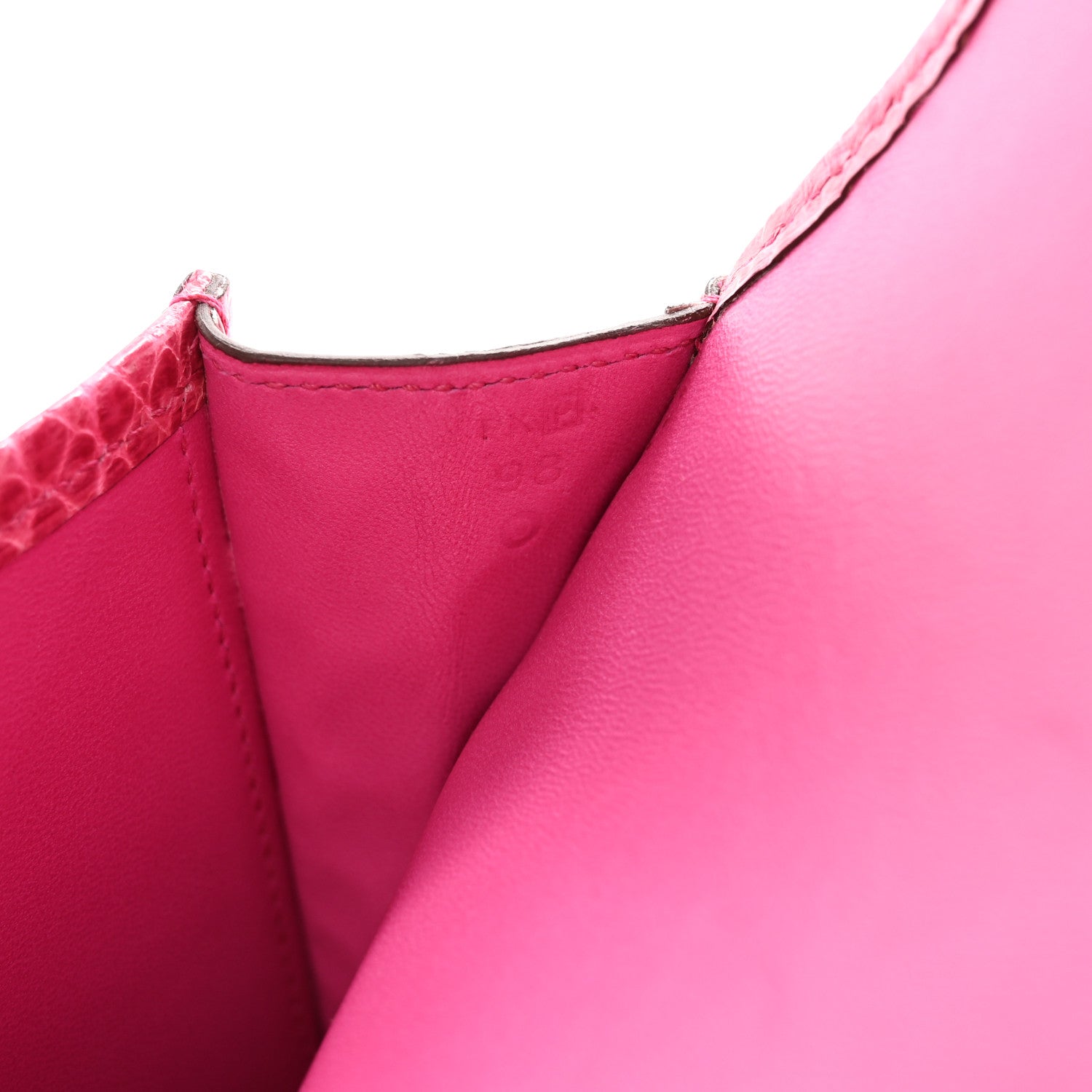 Hermes Shiny Niloticus Crocodile Jige Elan 29 Clutch Rose Tyrien 7 of 9