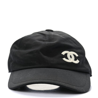 Chanel Cotton CC Cap Hat Black 3 of 8