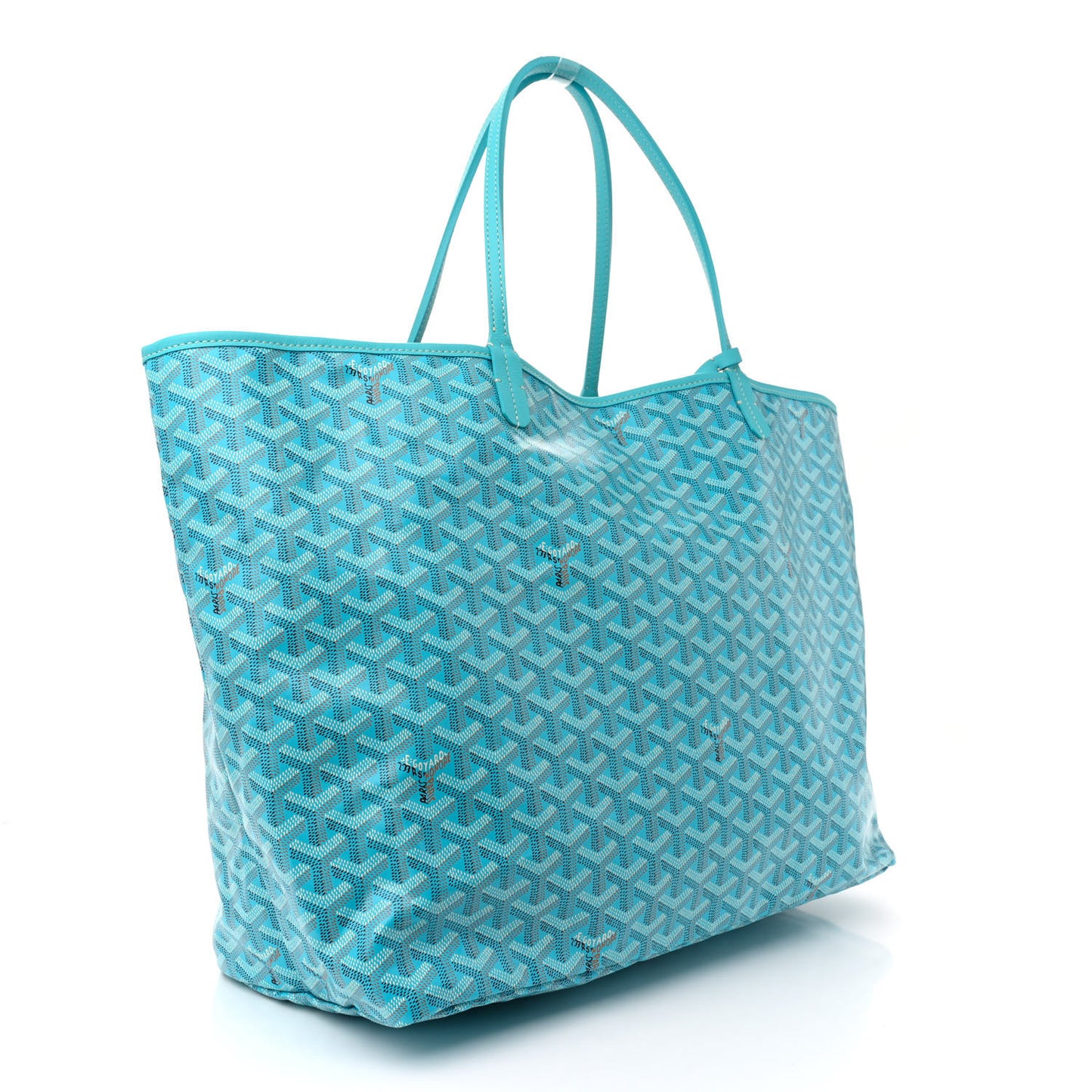 Goyardine Saint Louis GM Balise Beach Towel Set Turquoise