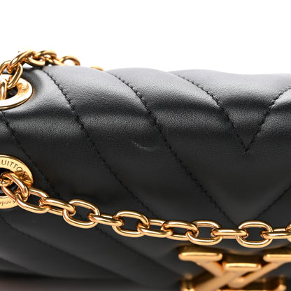 Louis Vuitton Calfskin LV New Wave Chain Bag Black 7 of 13