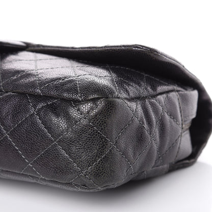 Chanel Iridescent Caviar Quilted Large Chic Flap Dark Grey 12 of 19