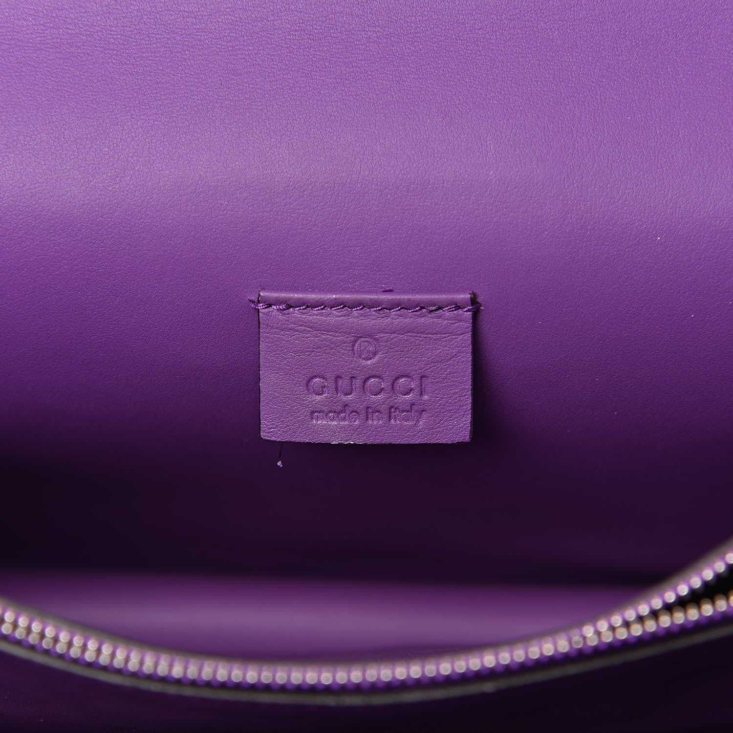 Gucci Suede Crystal Small Dionysus Shoulder Bag Bright Purple 6 of 11