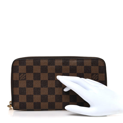 Louis Vuitton Damier Ebene Zippy Organizer Wallet 2 of 11