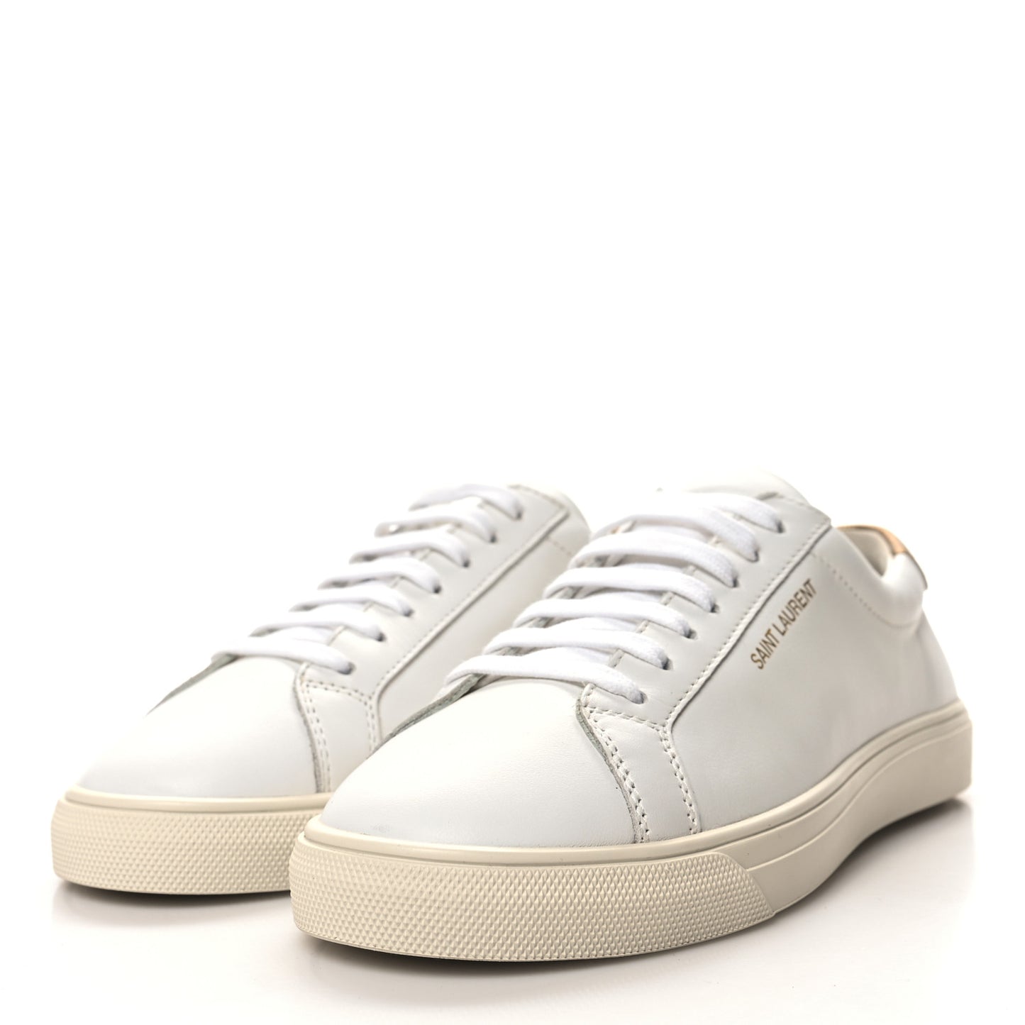 Calfskin Andy Low Top Sneakers 36.5 Blanc Optique