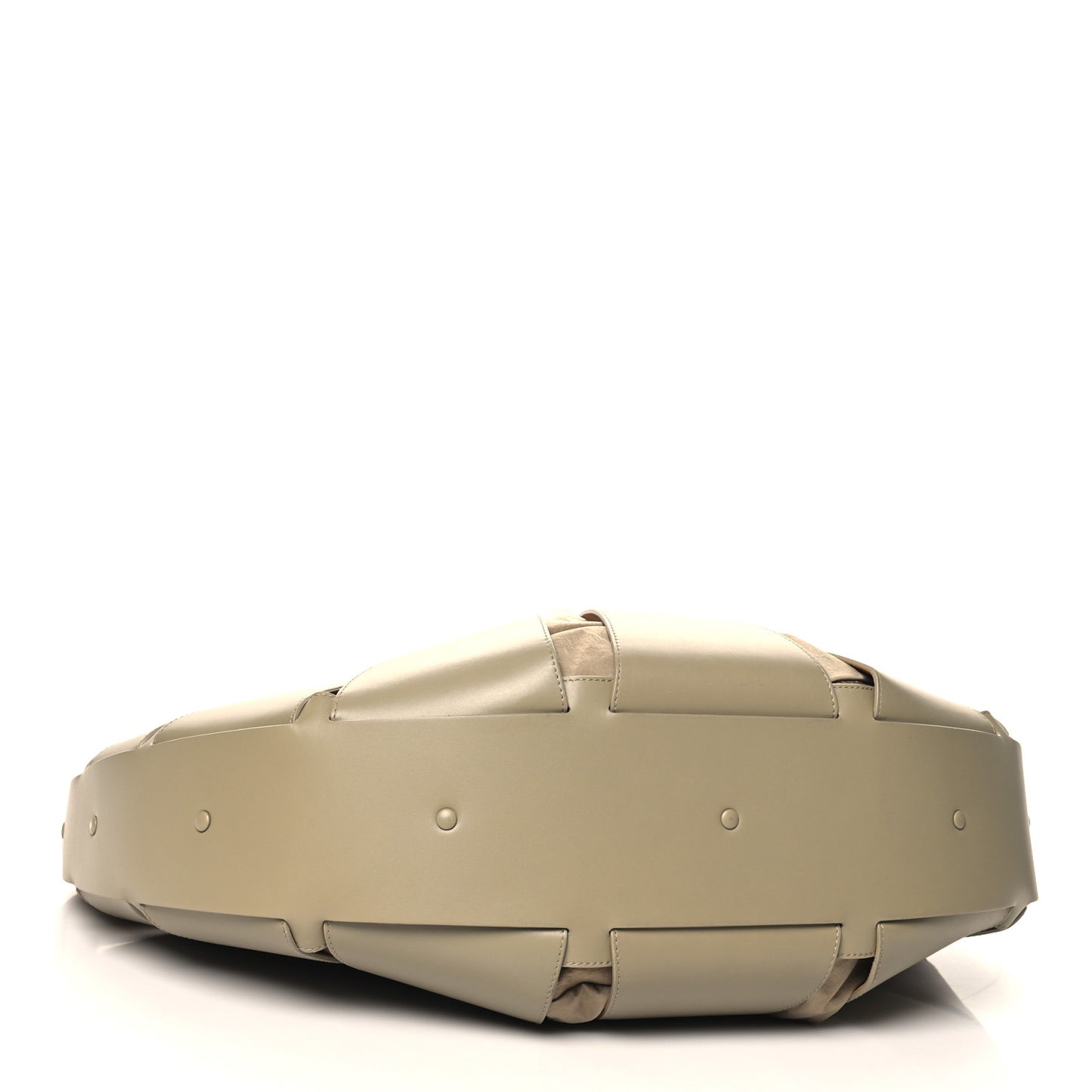 French Calfskin Large Shell Bag Taupe