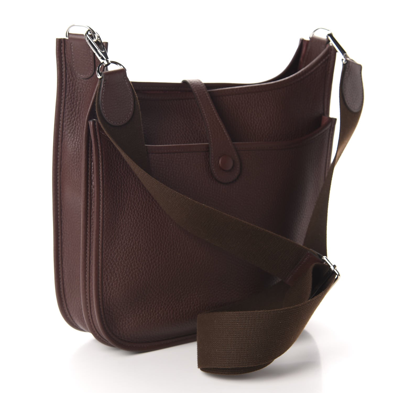 Hermes Taurillon Clemence Evelyne III PM Havane 3 of 11