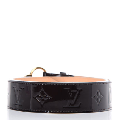Louis Vuitton Vernis 40mm Fleur Belt 80 32 Amarante 3 of 8