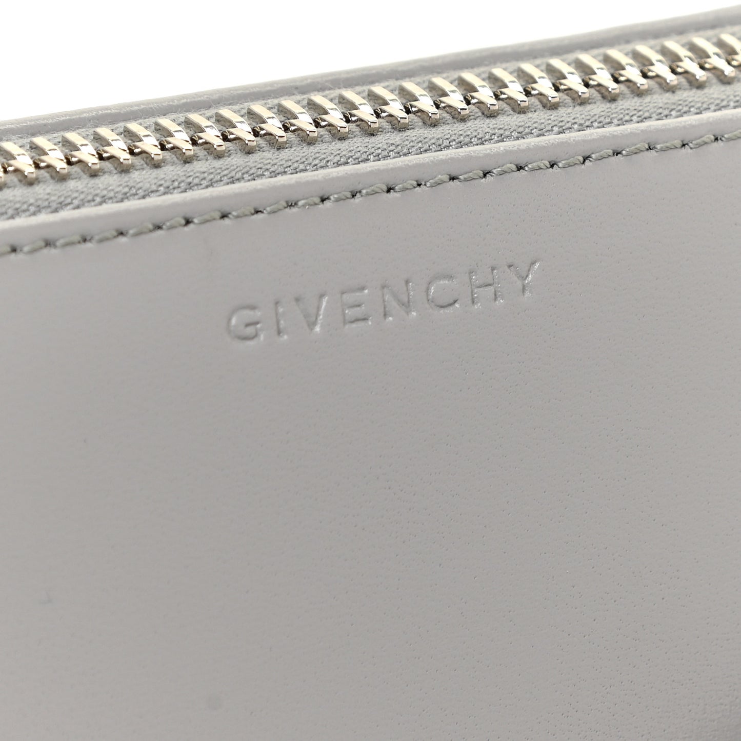 Sugar Goatskin Nano Antigona Pearl Grey