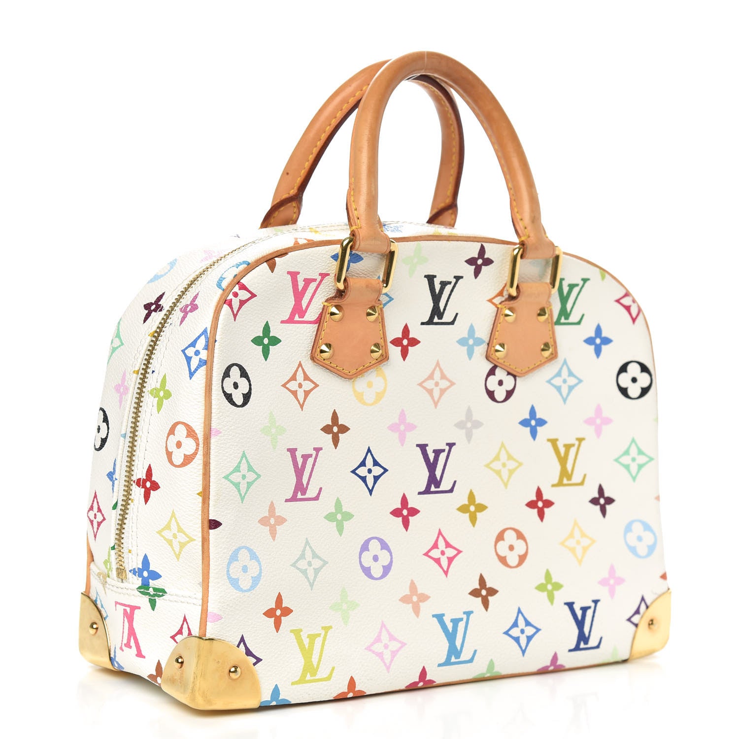 Louis Vuitton Monogram Multicolor Trouville White 3 of 11