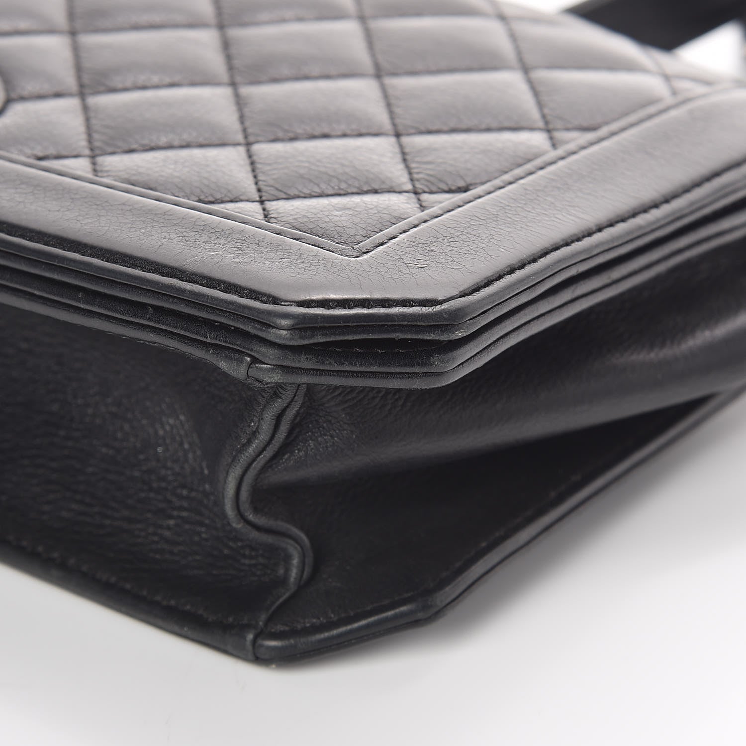 Chanel Grained Calfskin Quilted Medium Flap Black 9 of 9