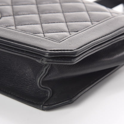 Chanel Grained Calfskin Quilted Medium Flap Black 9 of 9