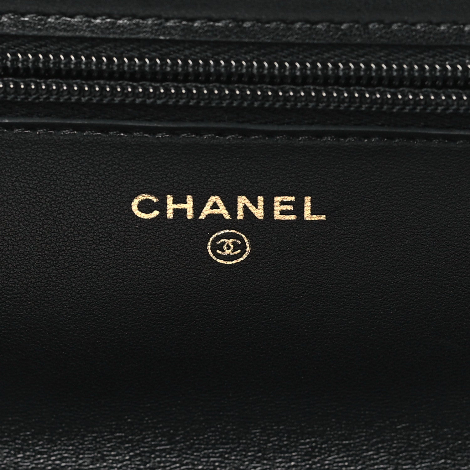 Chanel Lambskin Quilted Wallet On Chain WOC Black 6 of 11