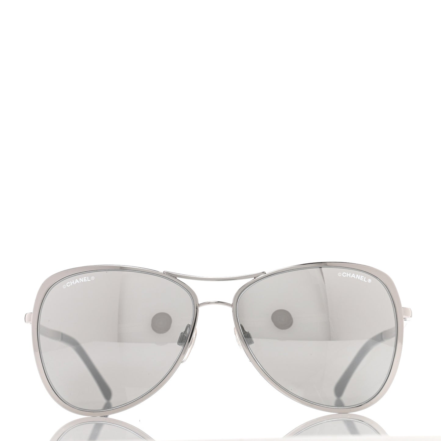 Mirrored Pilot Summer Sunglasses 4223 Silver