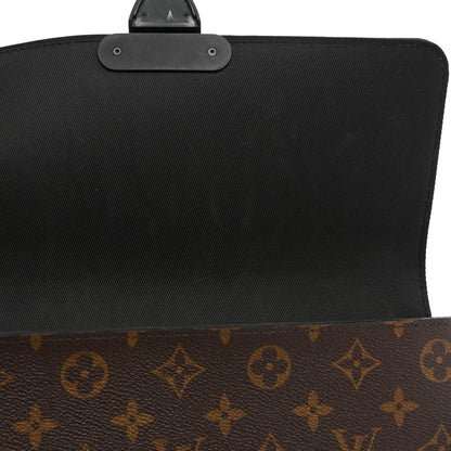 Louis Vuitton Monogram Macassar S Lock A4 Pouch 8 of 9