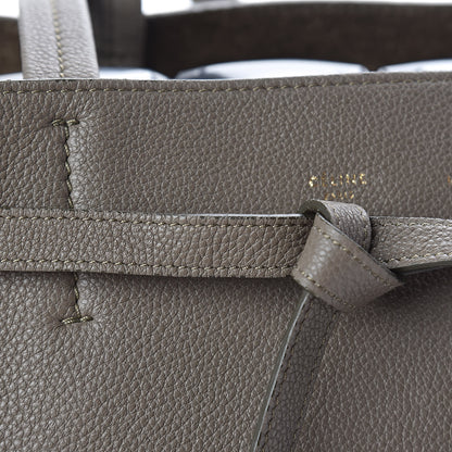 Celine Soft Grained Calfskin Small Belt Cabas Phantom Taupe 16 of 17