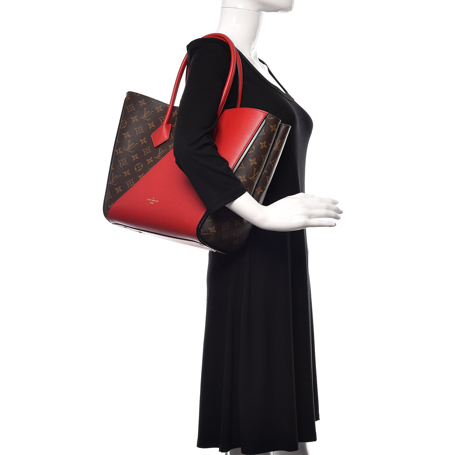 Louis Vuitton Calfskin Monogram Kimono Tote Cherry 2 of 13