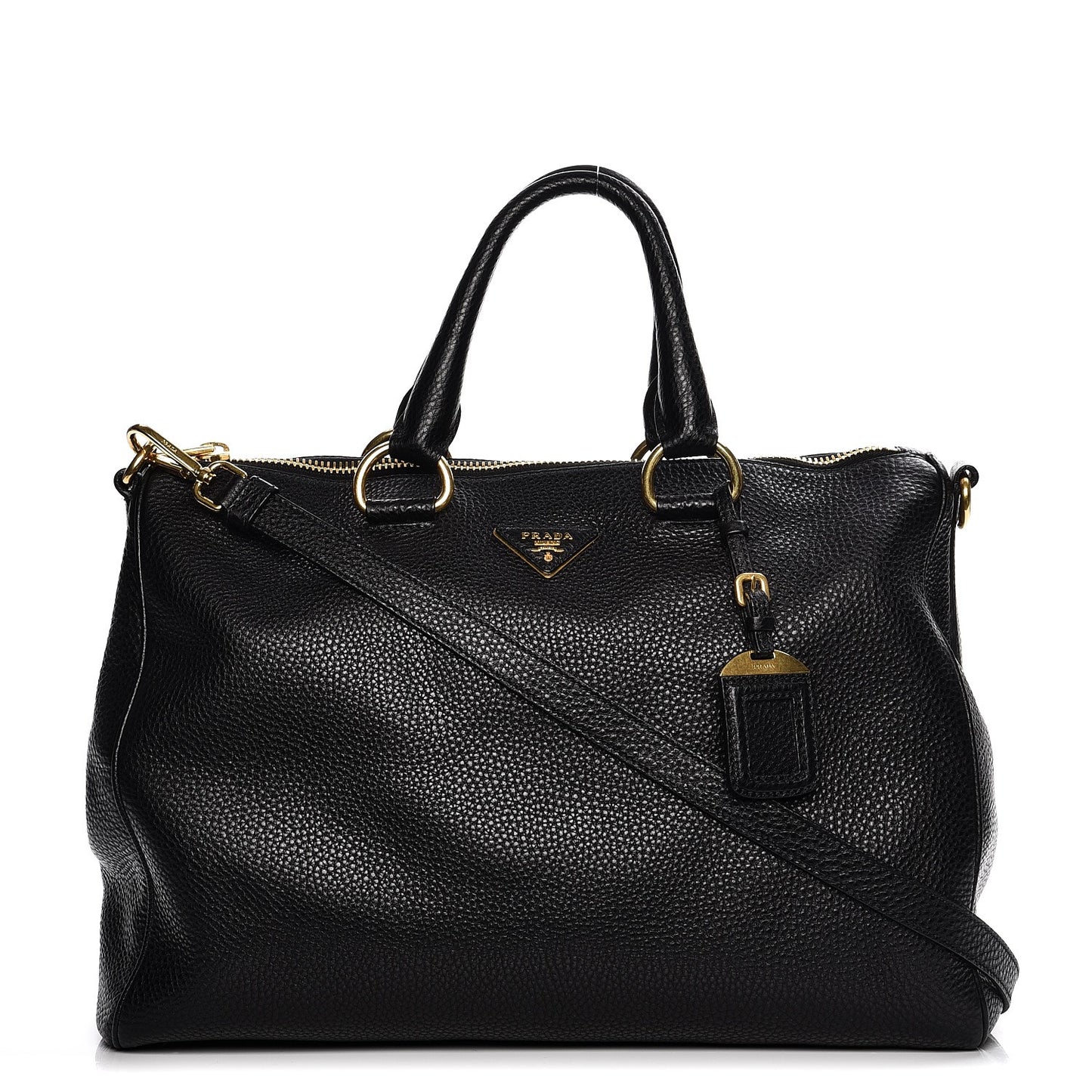 Vitello Daino Tote Nero Black