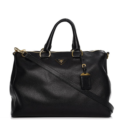 Prada Vitello Daino Tote Nero Black 1 of 13