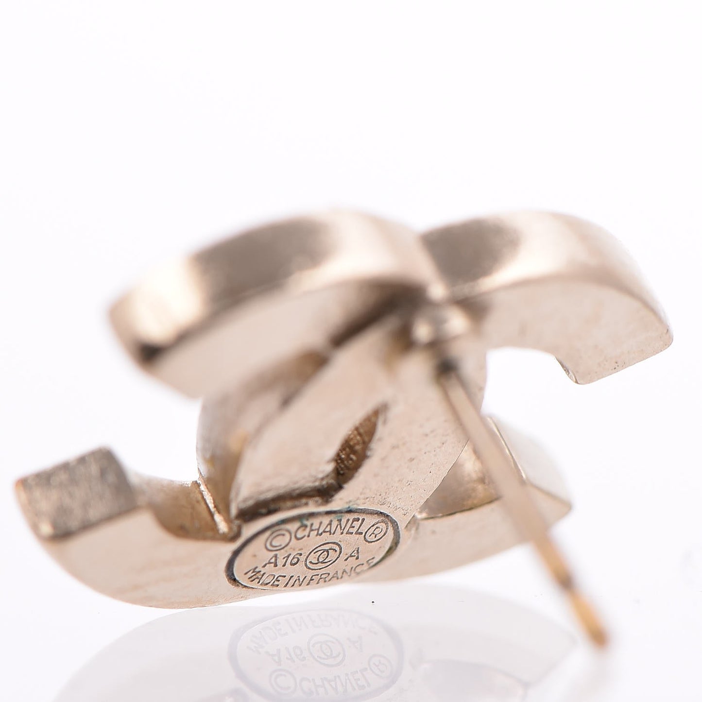 Crystal CC Earrings Gold