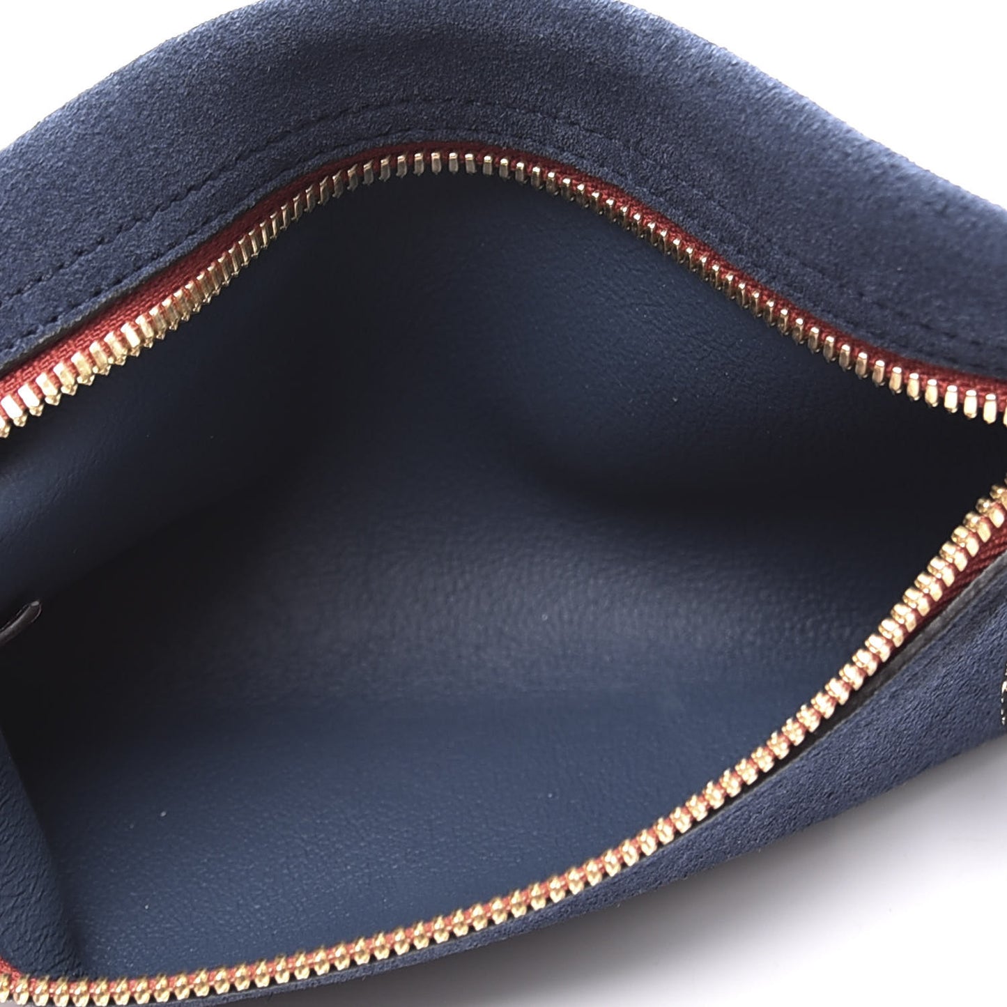 Suede Calfskin Large Rajah Chain Tote New Blue Romantic Cherry