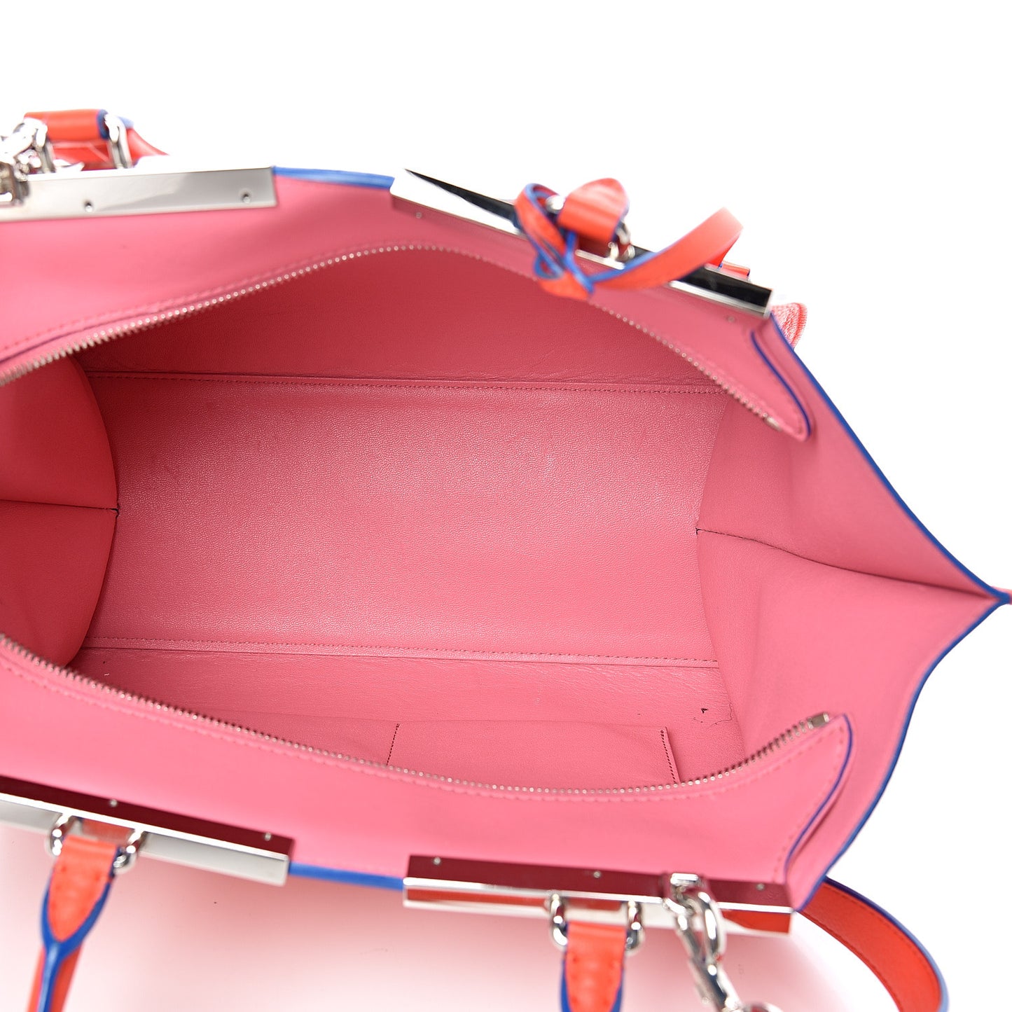 Vitello Dolce Shiny Nappa Petite 3Jours Tote Papavero
