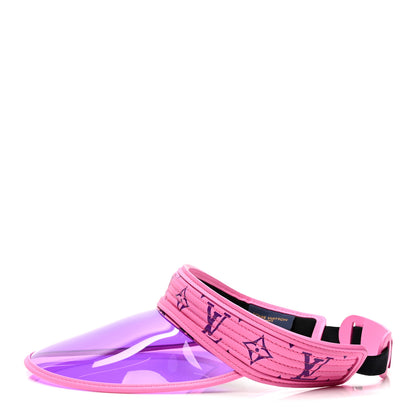 Louis Vuitton Lambskin PVC Monogram Vuittamins Visor Rose Violet 3 of 7