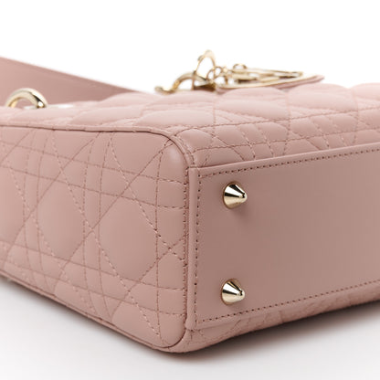 Christian Dior Lambskin Cannage Small My ABCDior Lady Dior Blush 9 of 10