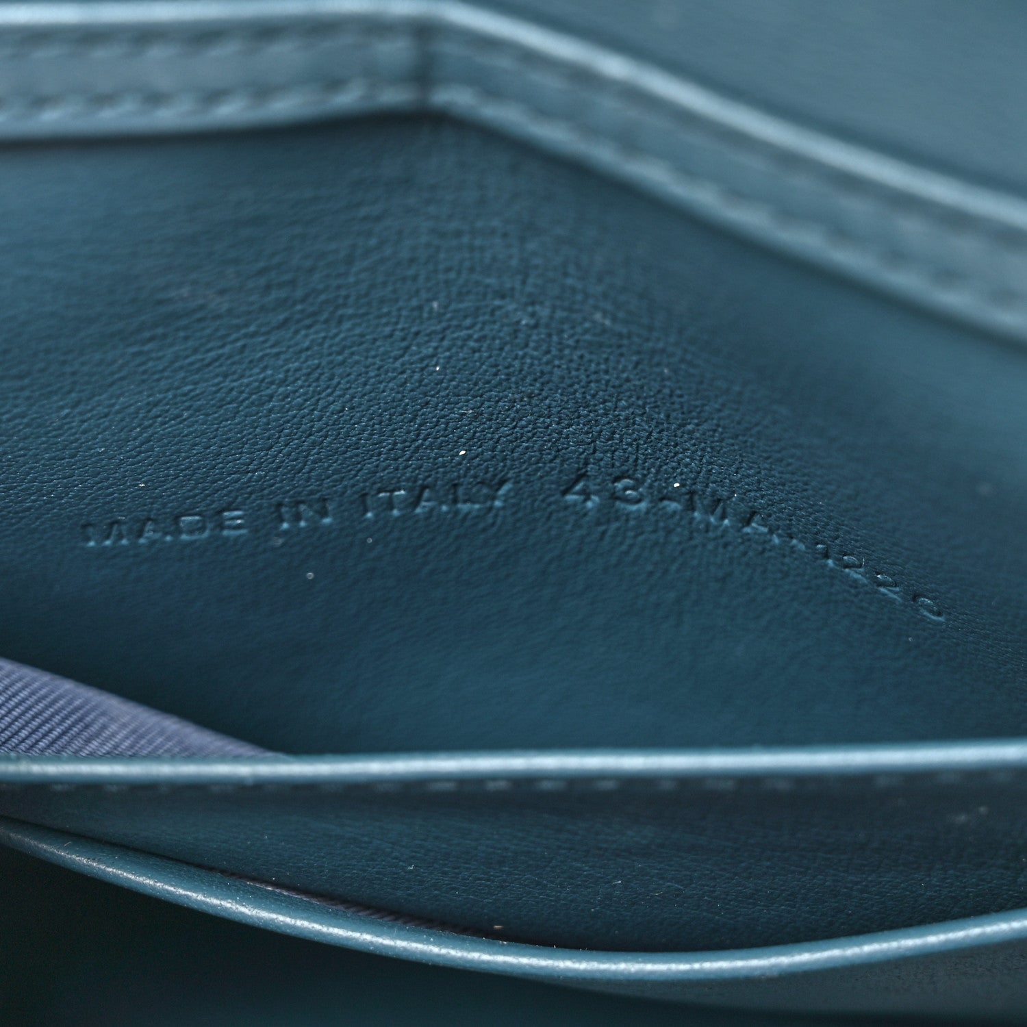 Christian Dior Patent Cannage Nano Lady Dior Pouch Turquoise 7 of 10