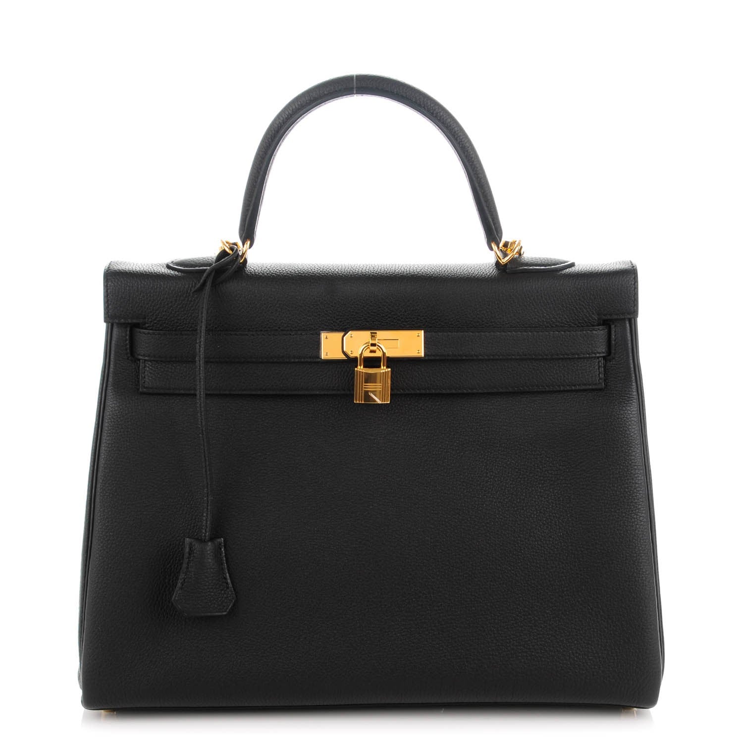Hermes Togo Kelly Retourne 35 Black 1 of 23