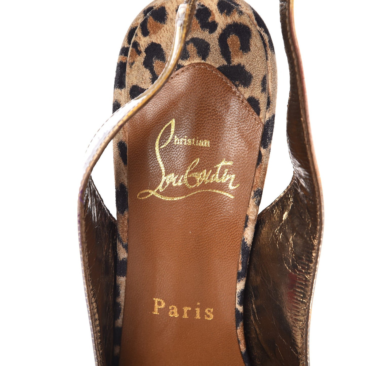 PVC Suede Winter Trash 150 Pumps 37.5 Leopard