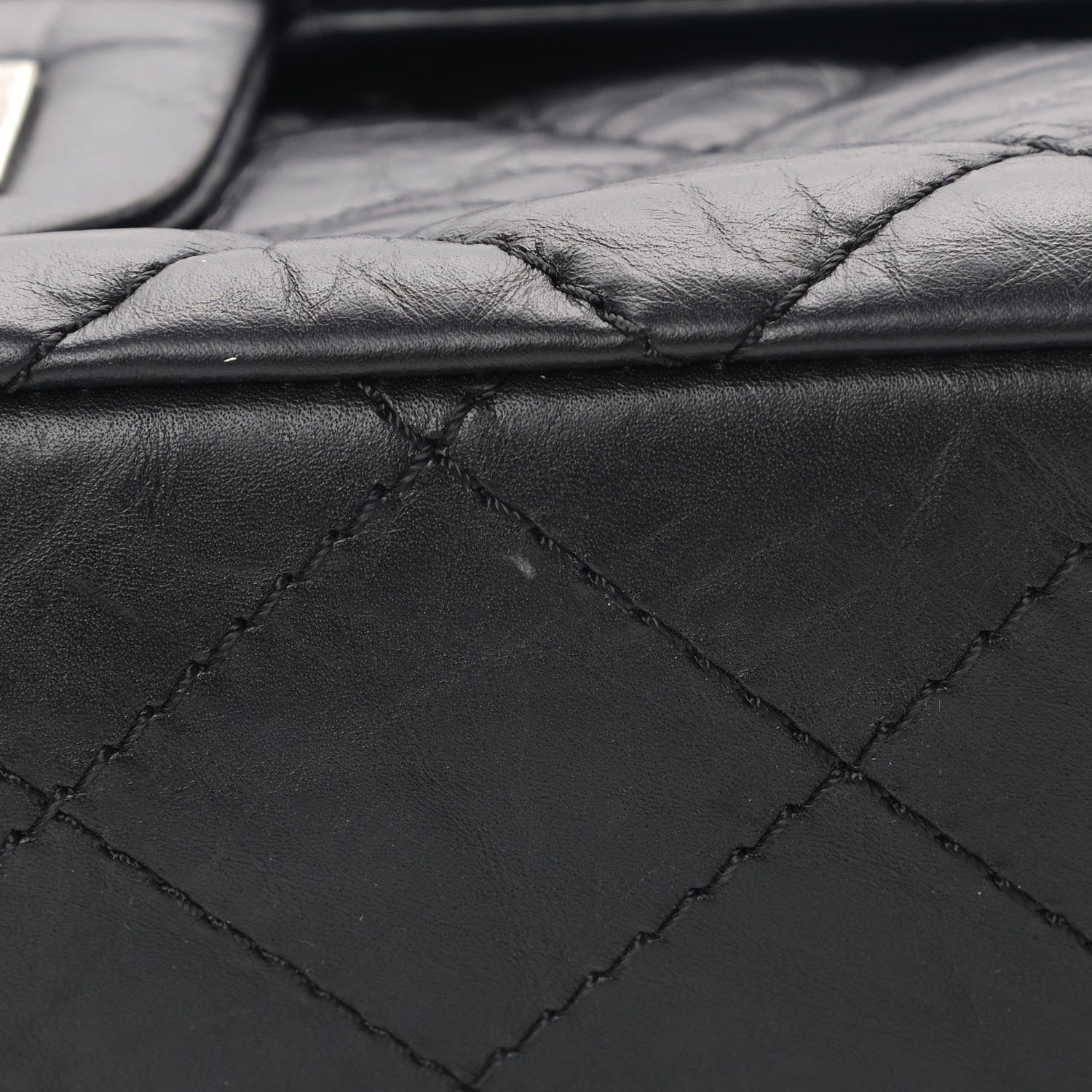 Chanel Aged Calfskin Quilted 2.55 Reissue 226 Flap Black 11 of 12
