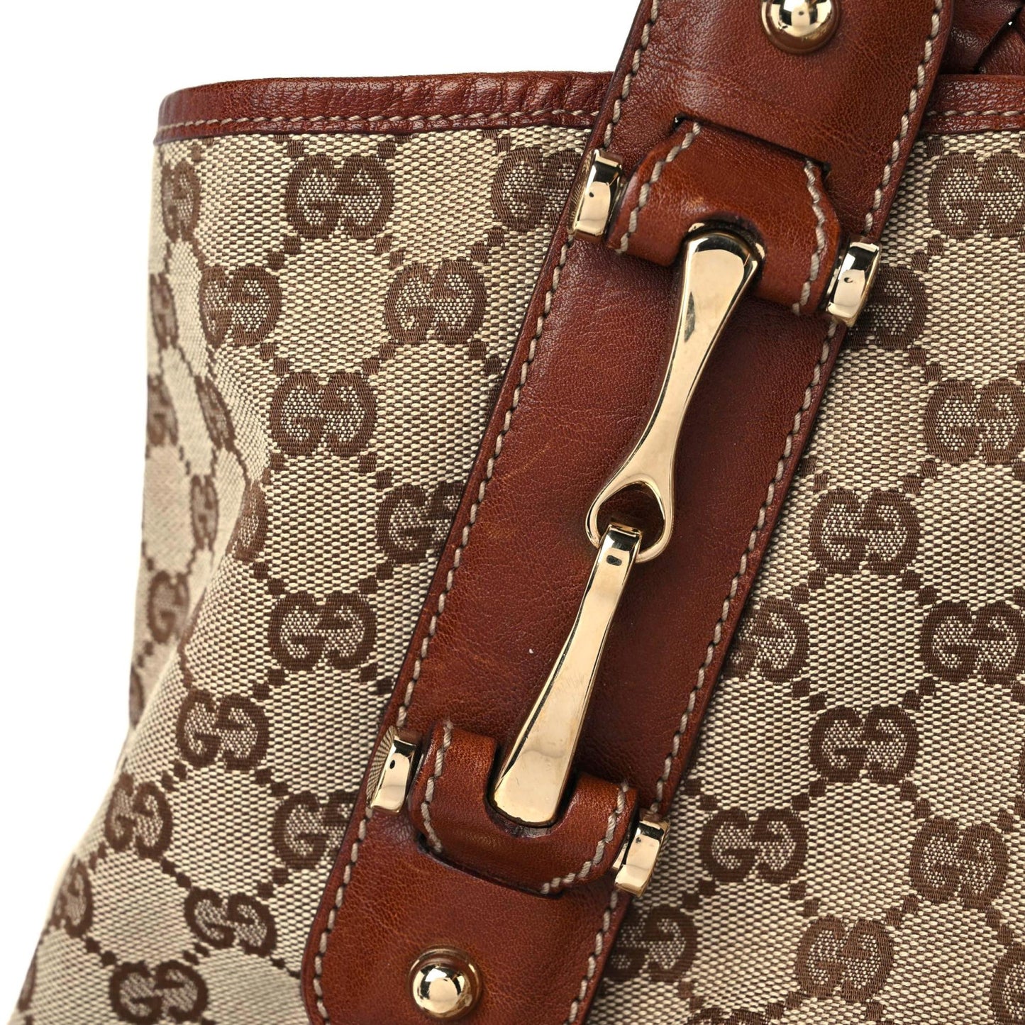 Monogram Medium Pelham Shoulder Bag Brown