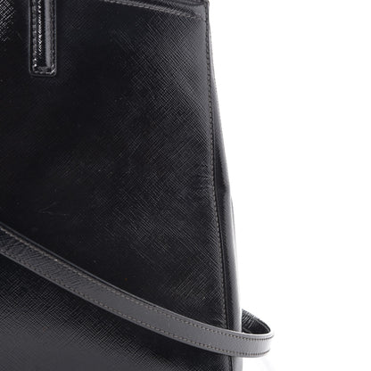 Prada Saffiano Vernice Tote Black 13 of 13